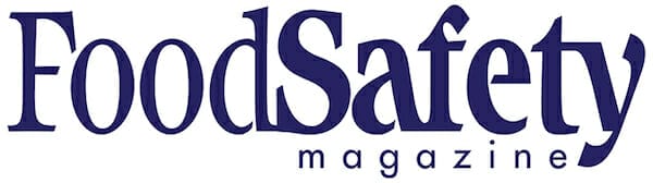 food safety magazine logo is blue on white