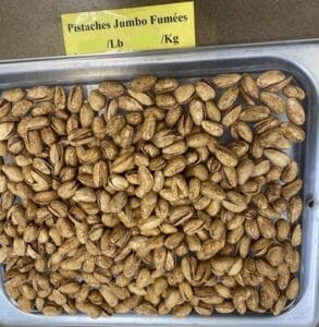Pistaches en écales fumées (Groupe CNW/Ministère de l'Agriculture, des Pêcheries et de l'Alimentation)